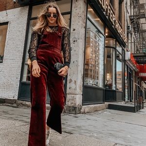 sandro corduroy jumpsuit